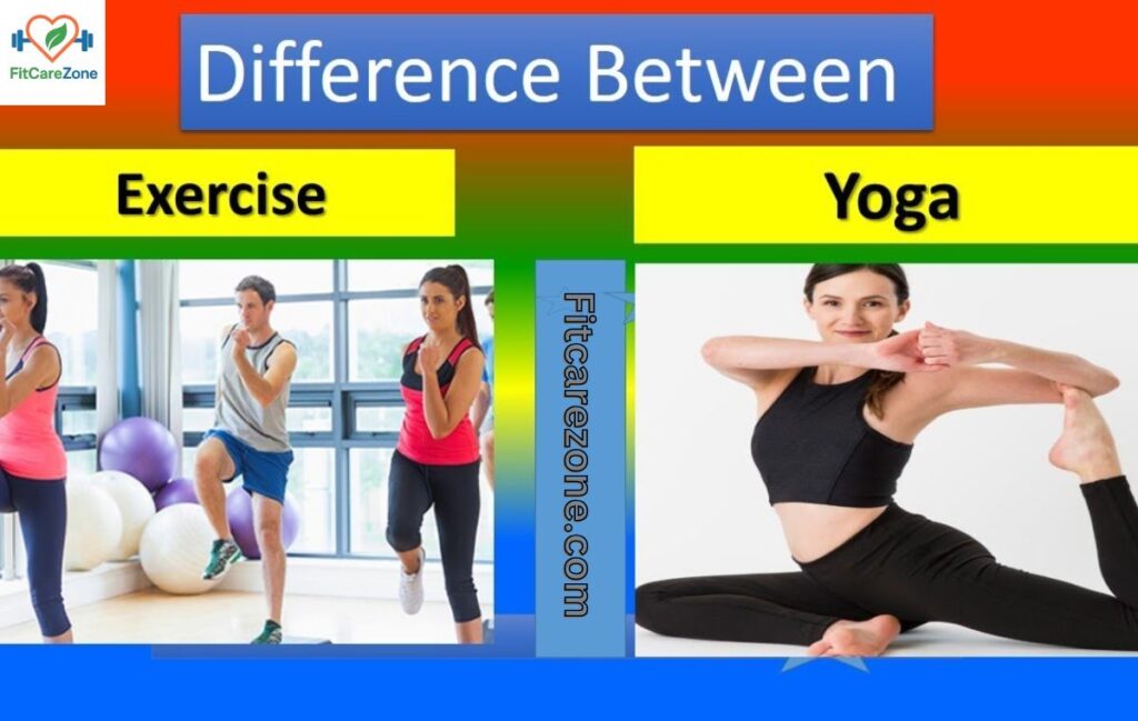 yoga and exercise difference