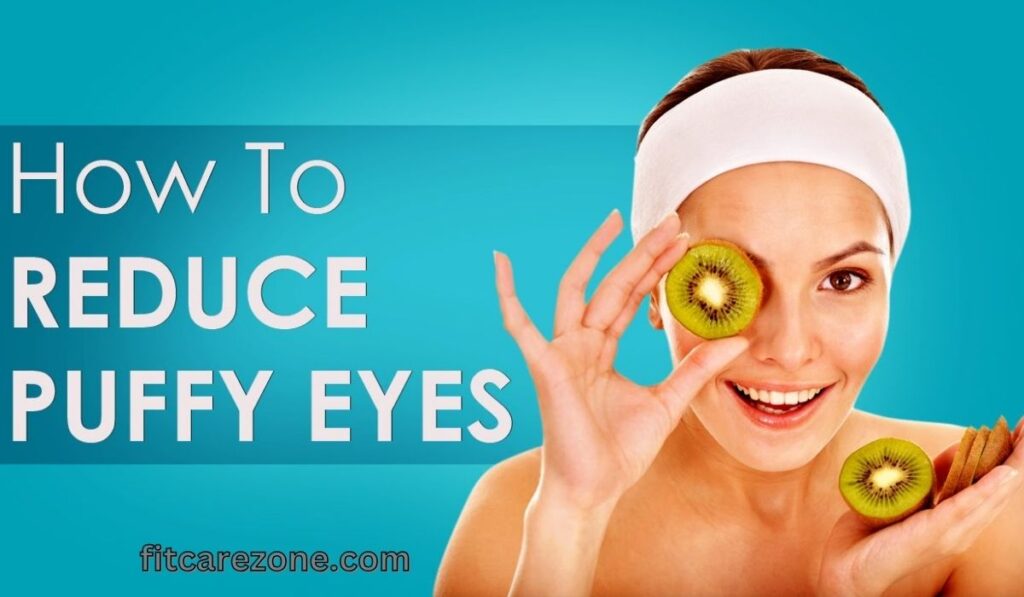 cold compress and cucumber slices for puffy eyes natural remedy