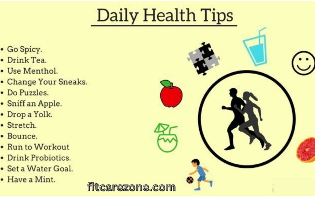 daily health tips to be smart by fitcarezone
