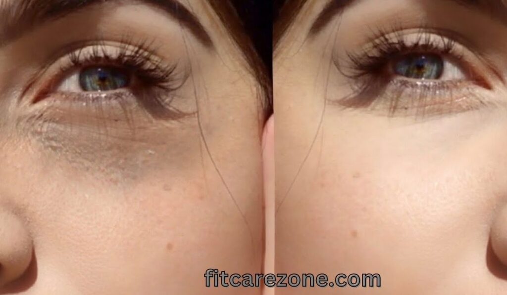 daily skincare routine for puffy eyes caffeine eye cream SPF